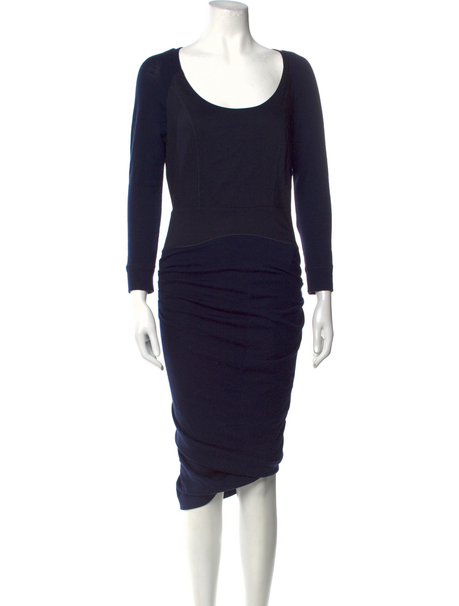 SportMax Virgin Wool Midi Length Dress
