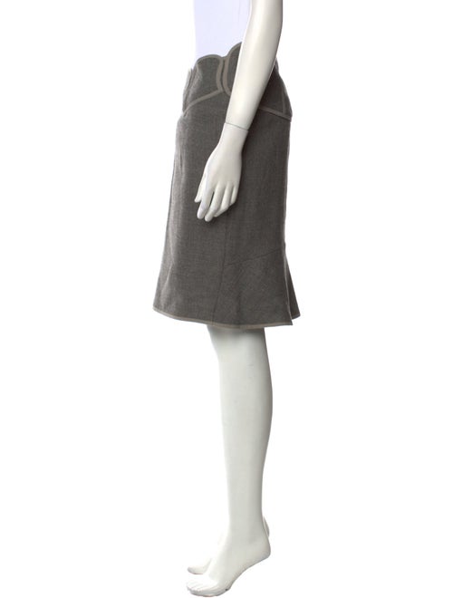 SportMax Virgin Wool Knee-Length Skirt