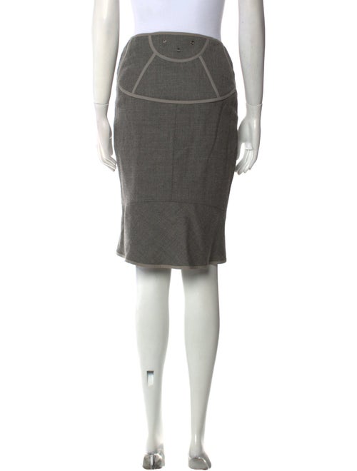 SportMax Virgin Wool Knee-Length Skirt