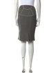 SportMax Virgin Wool Knee-Length Skirt