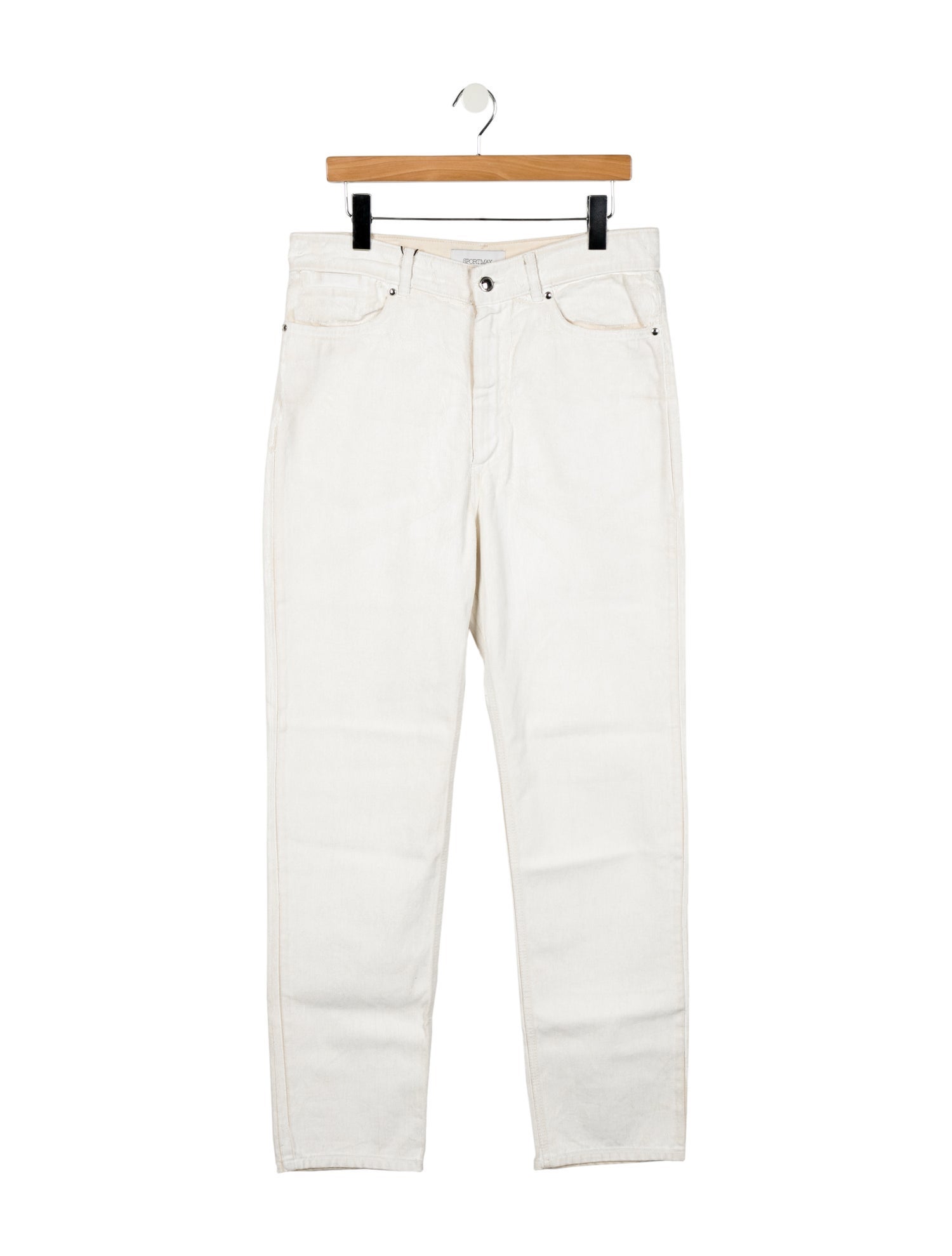 SportMax High-Rise Straight Leg Jeans