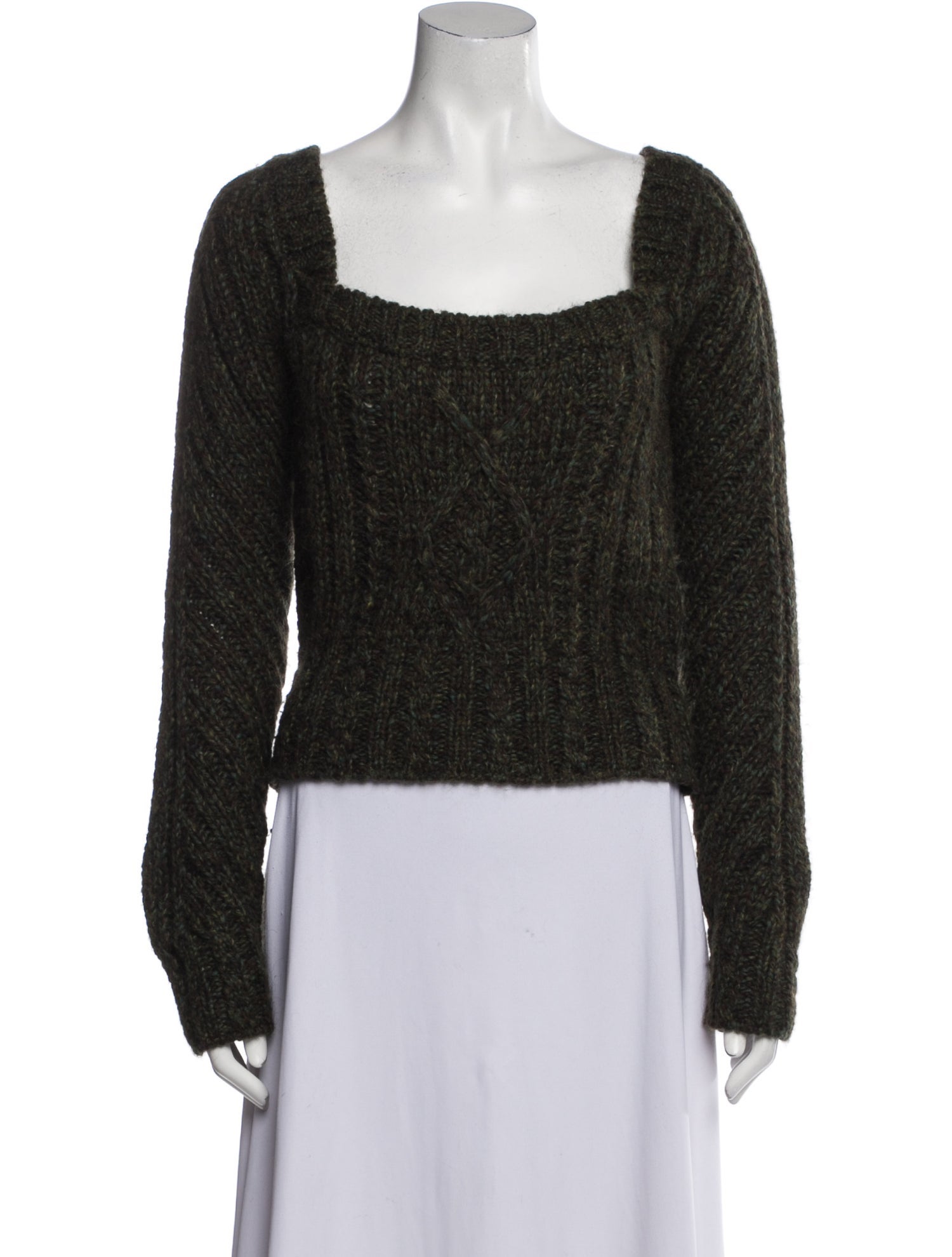 SportMax Square Neckline Sweater