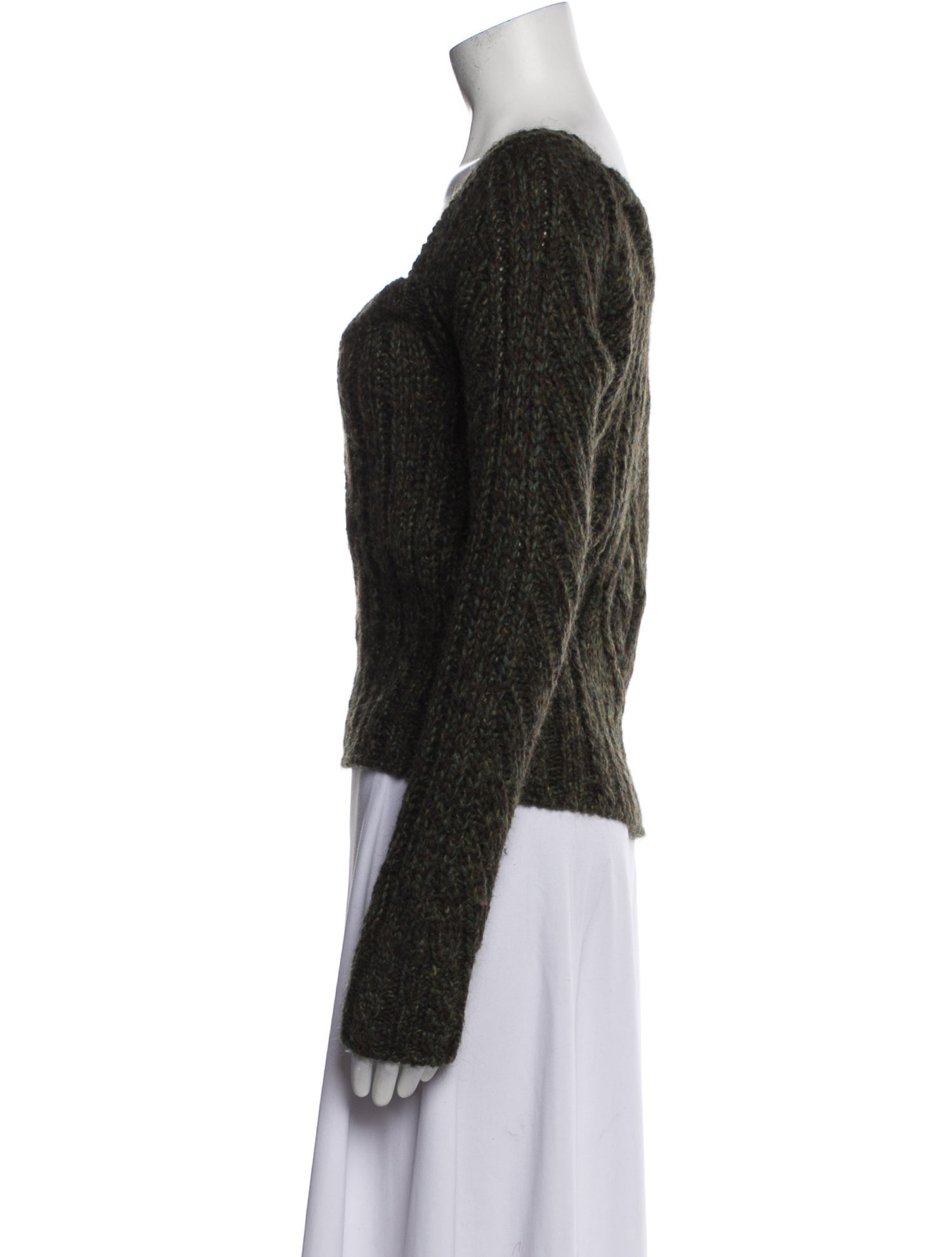 SportMax Square Neckline Sweater