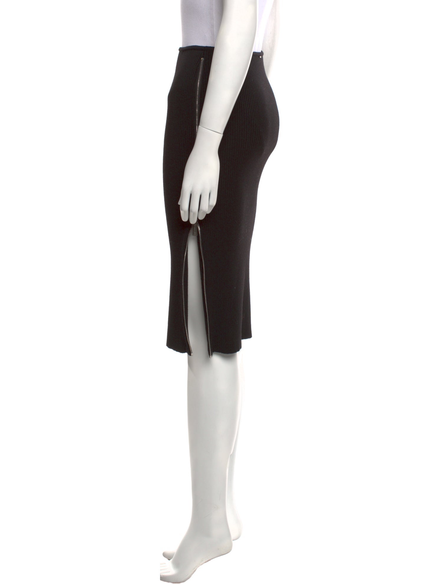 SportMax Virgin Wool Midi Length Skirt