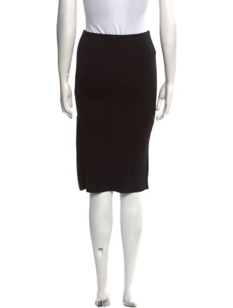 SportMax Virgin Wool Midi Length Skirt