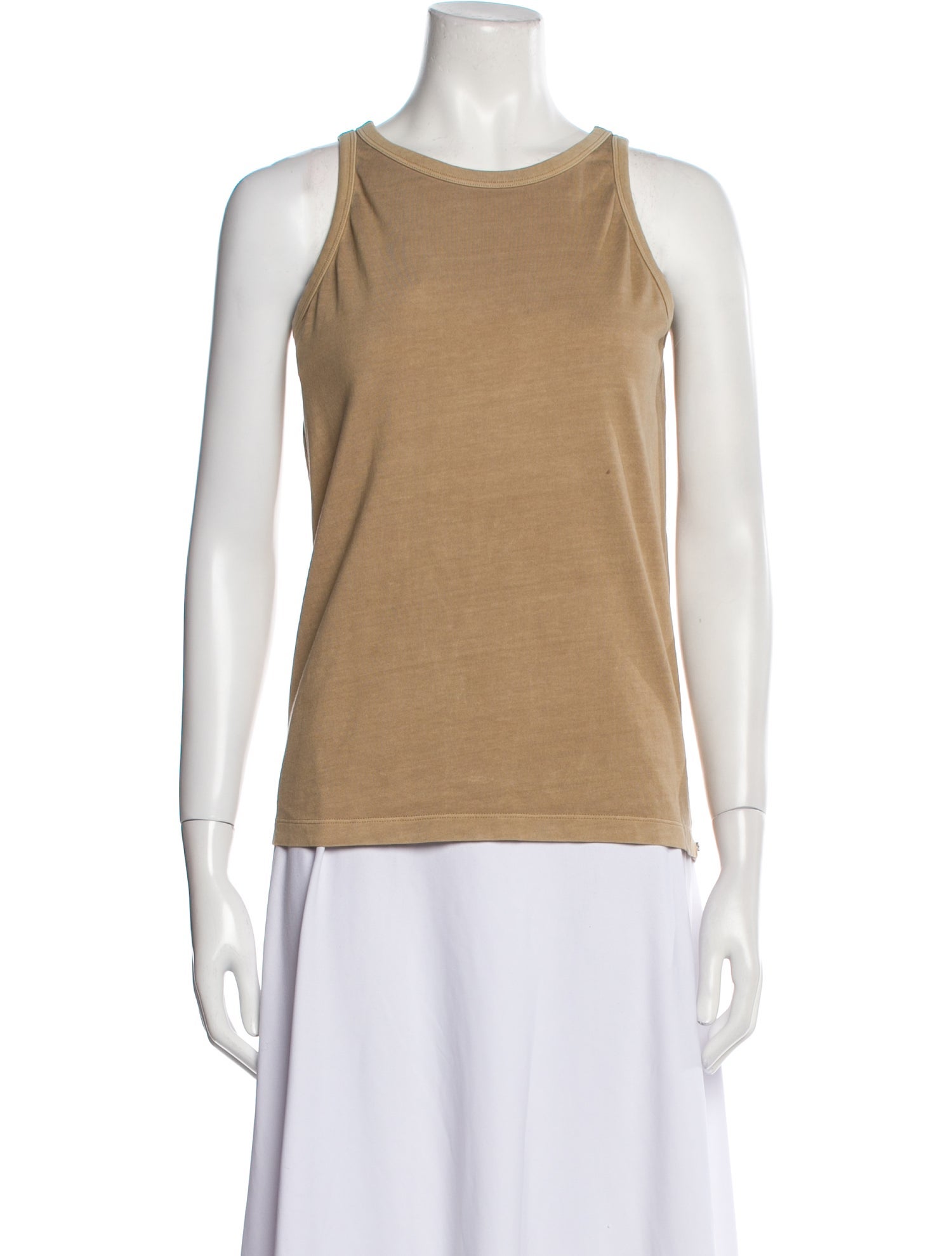 SportMax Bateau Neckline Sleeveless Top