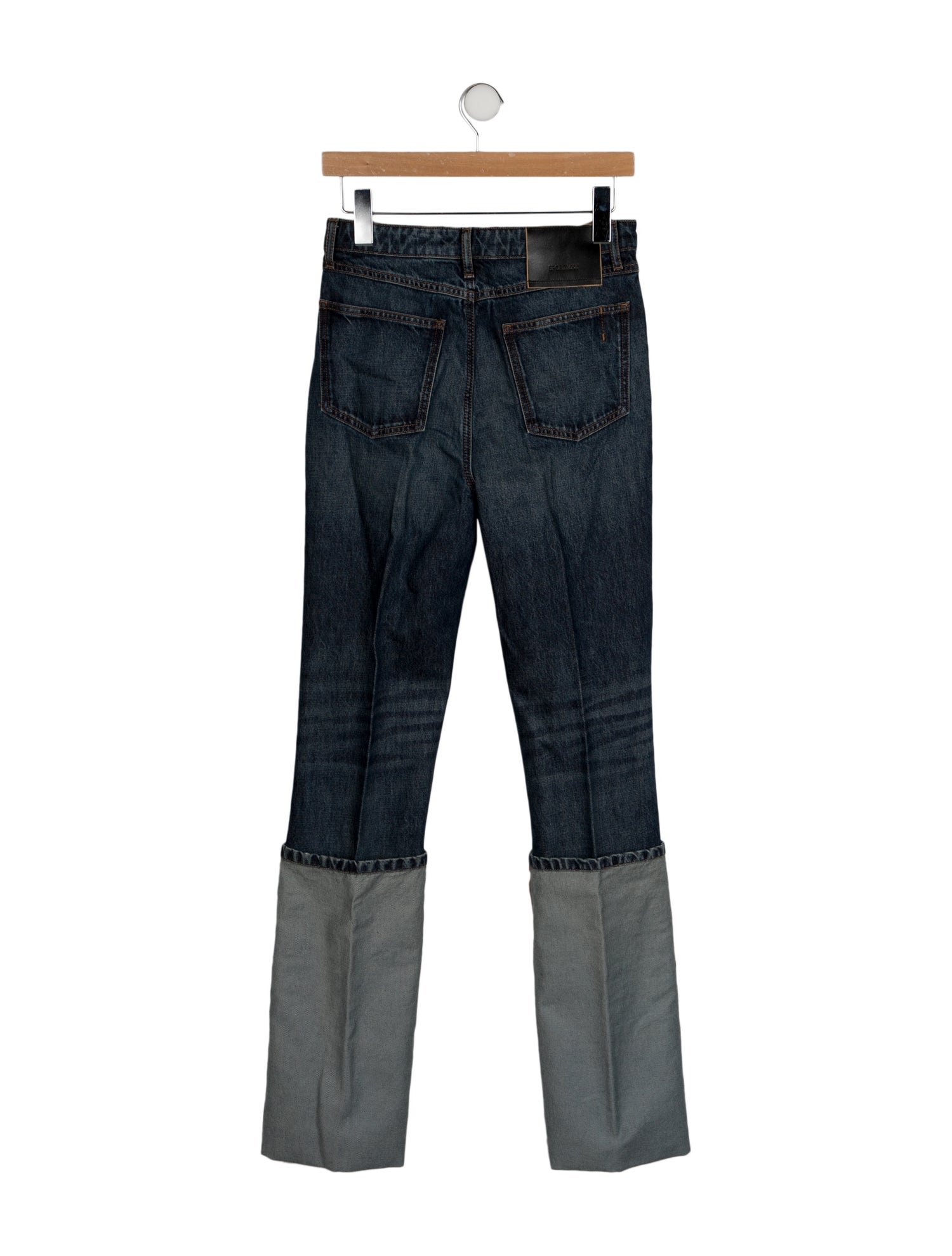 SportMax High-Rise Straight Leg Jeans w/ Tags