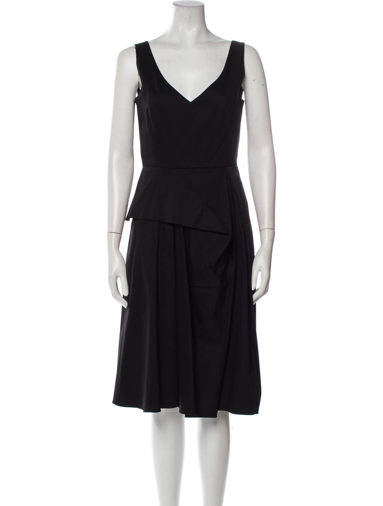 SportMax V-Neck Knee-Length Dress