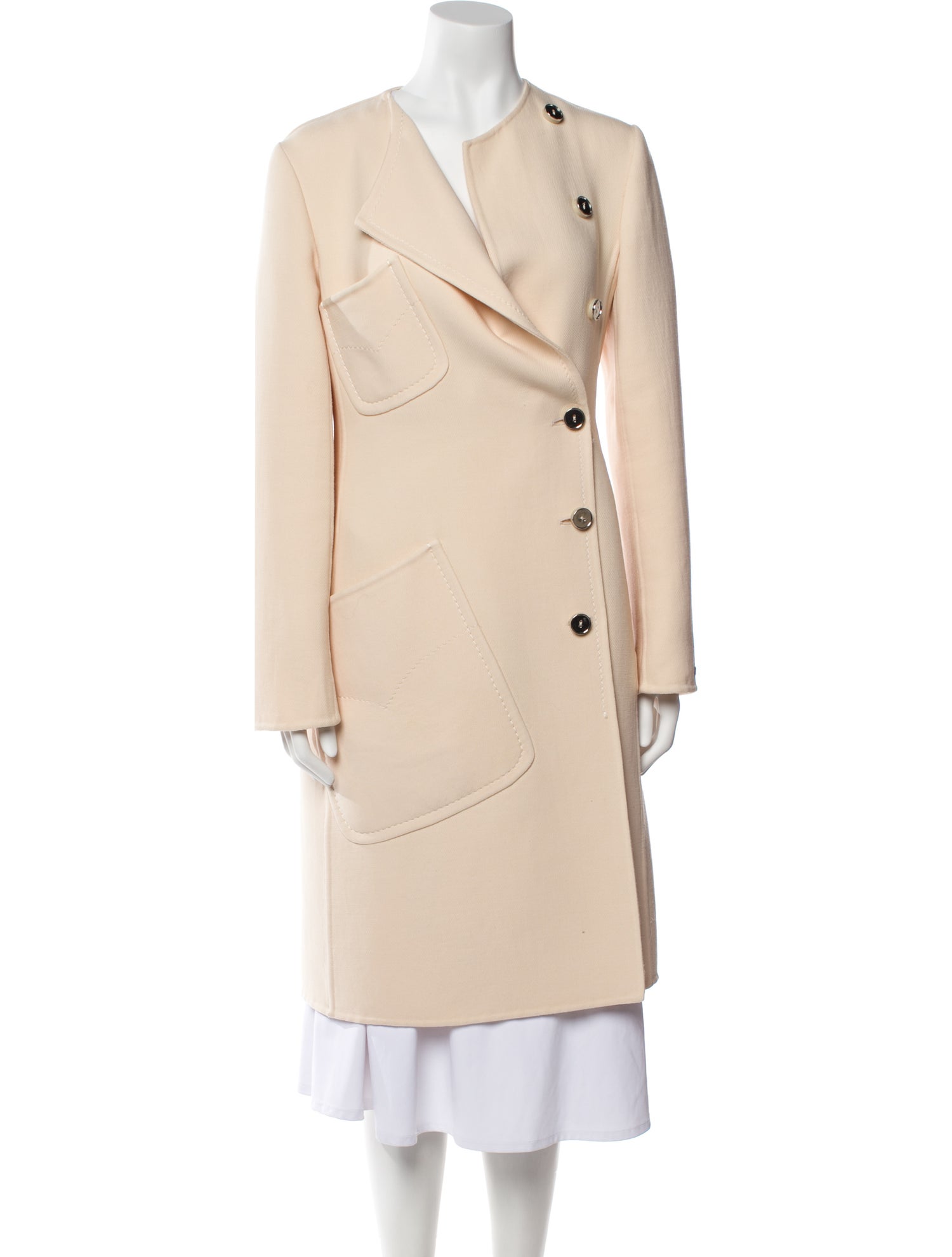 SportMax Virgin Wool Trench Coat