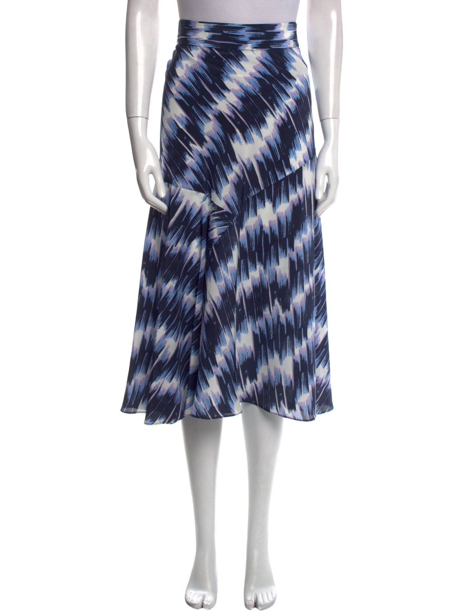 SportMax Silk Midi Length Skirt w/ Tags