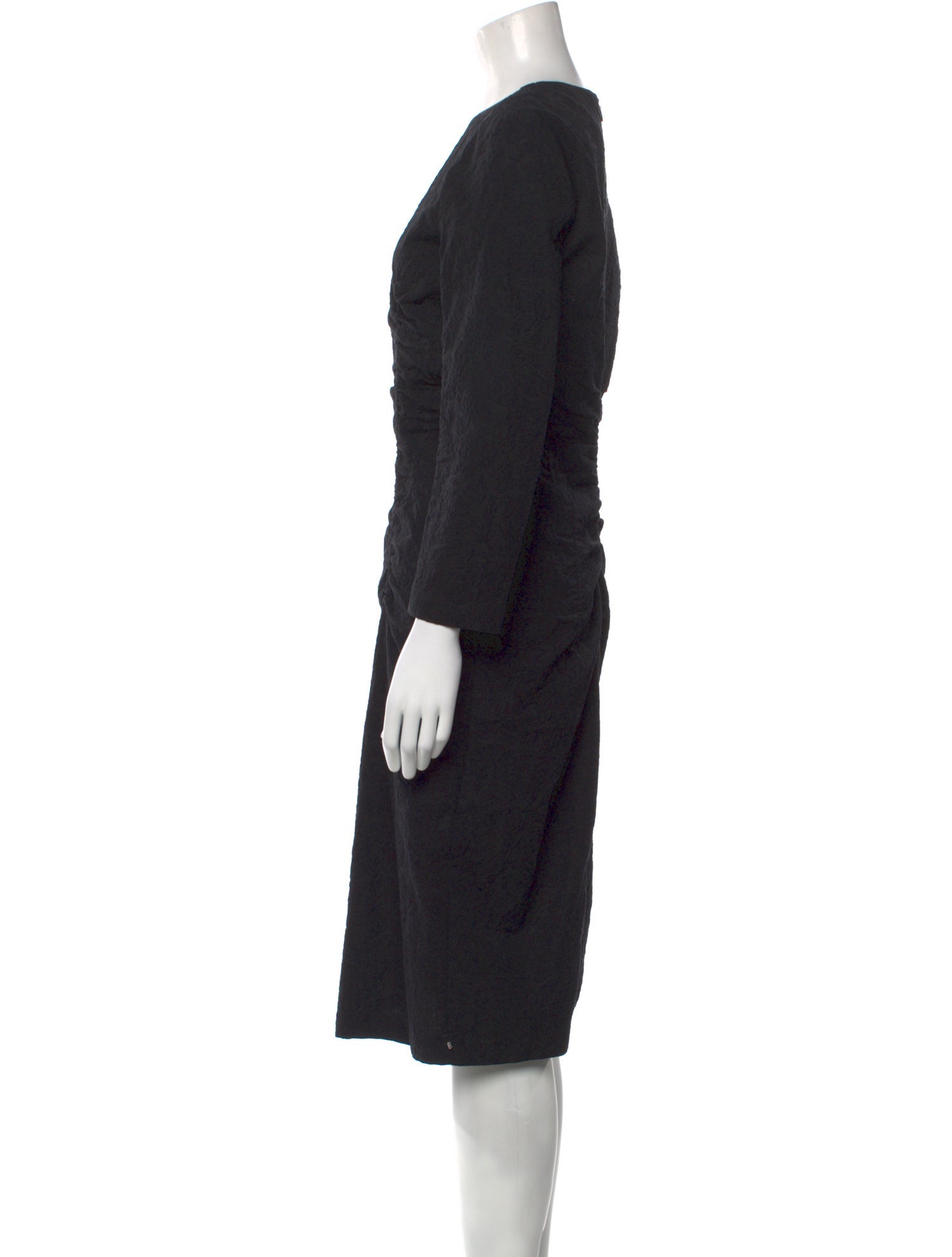 SportMax Crew Neck Midi Length Dress