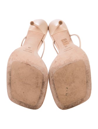 SportMax Leather Slides