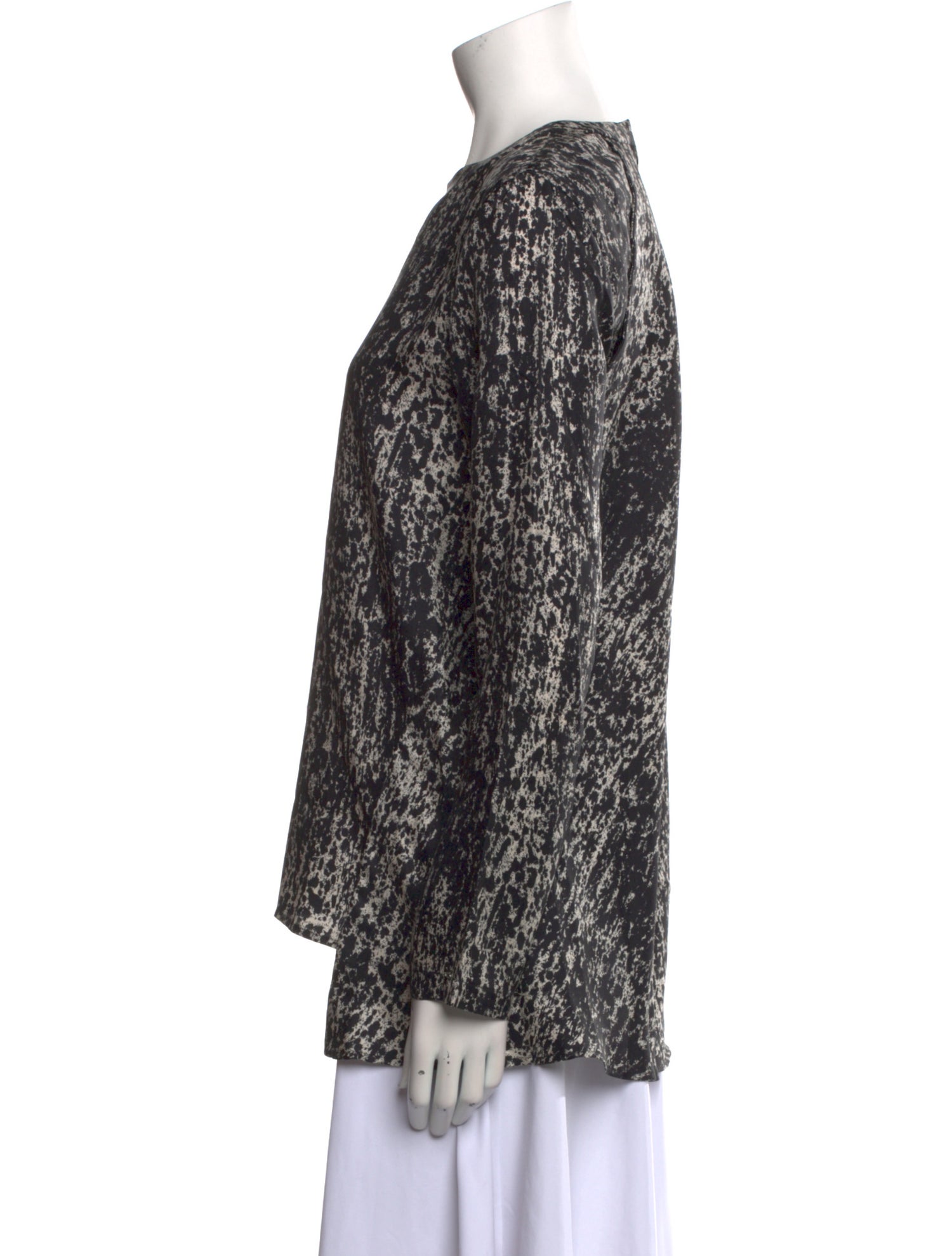 SportMax Silk Printed Blouse