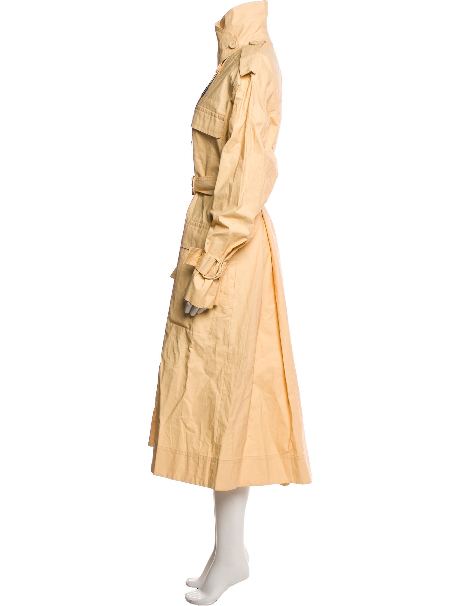 SportMax Linen Trench Coat
