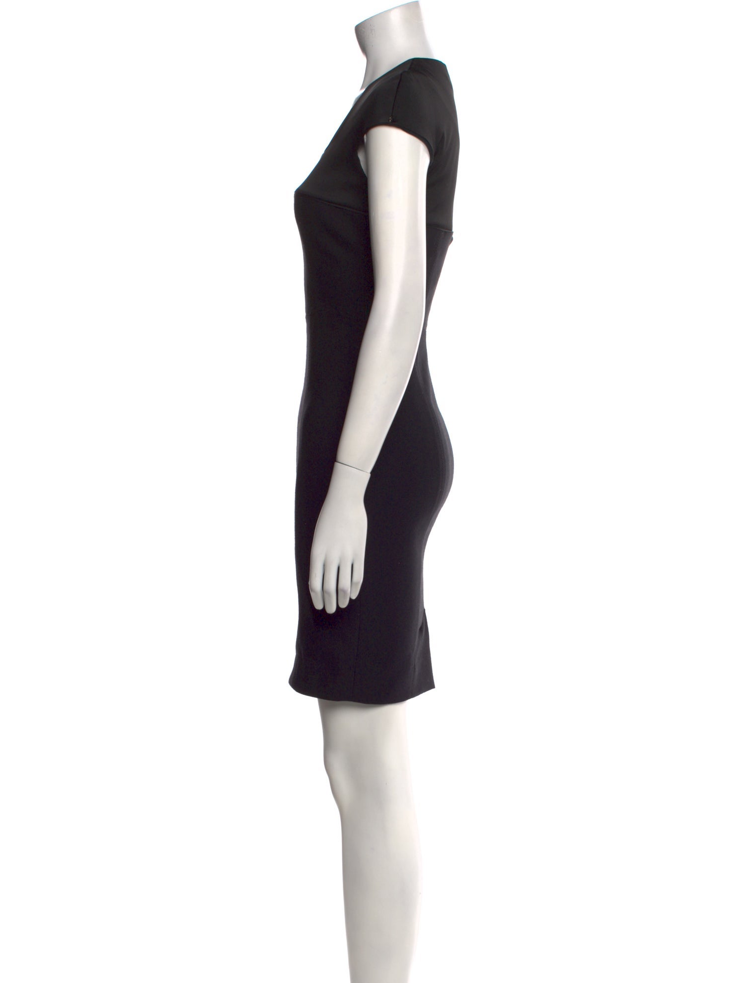 SportMax Square Neckline Knee-Length Dress