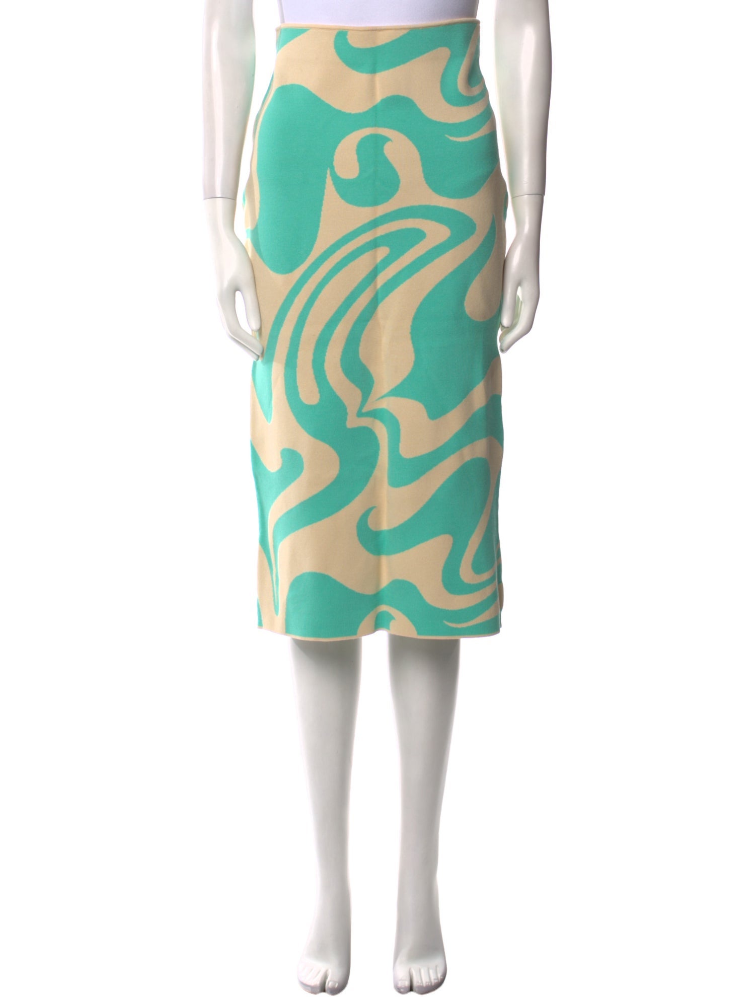 SportMax Printed Midi Length Skirt