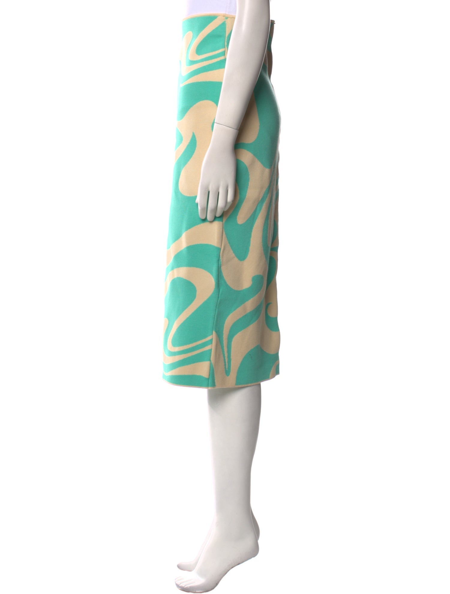 SportMax Printed Midi Length Skirt