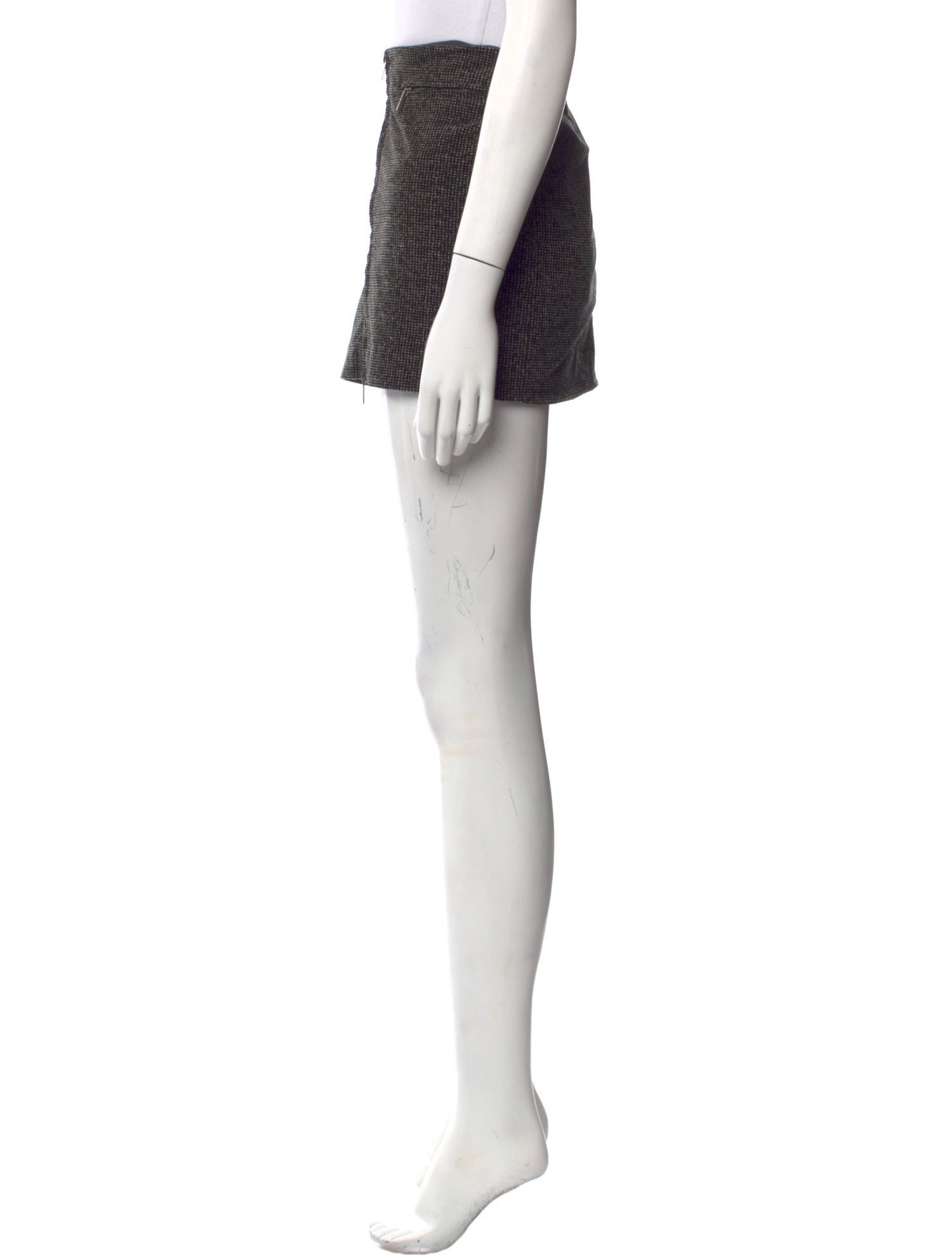 SportMax Tweed Pattern Mini Skirt