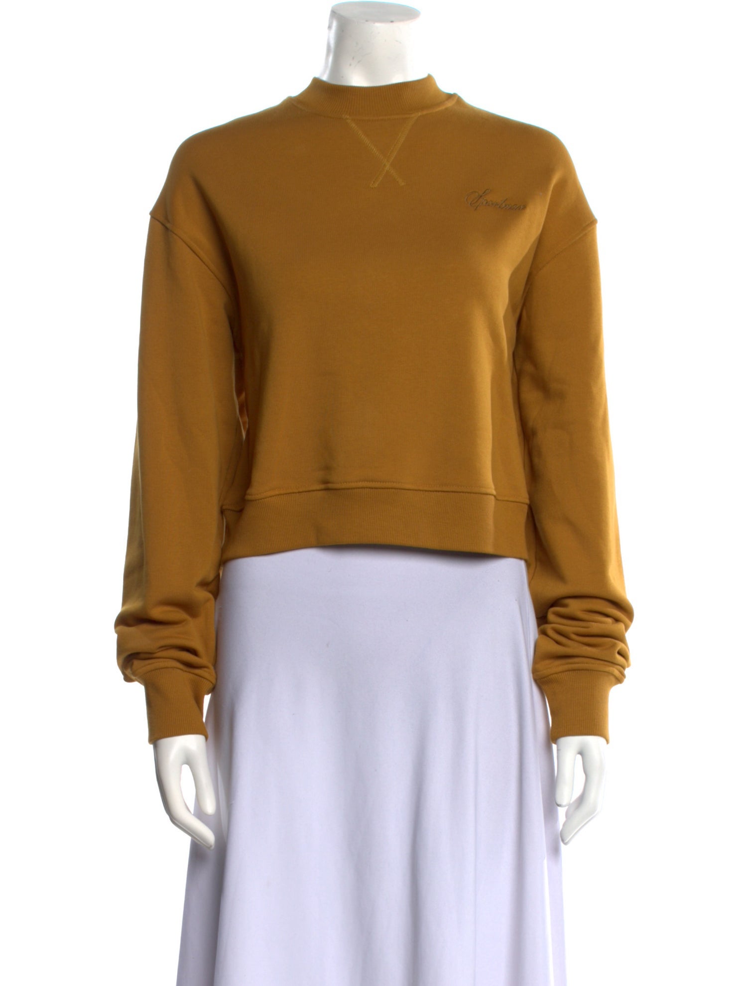 SportMax Mock Neck Long Sleeve Sweatshirt