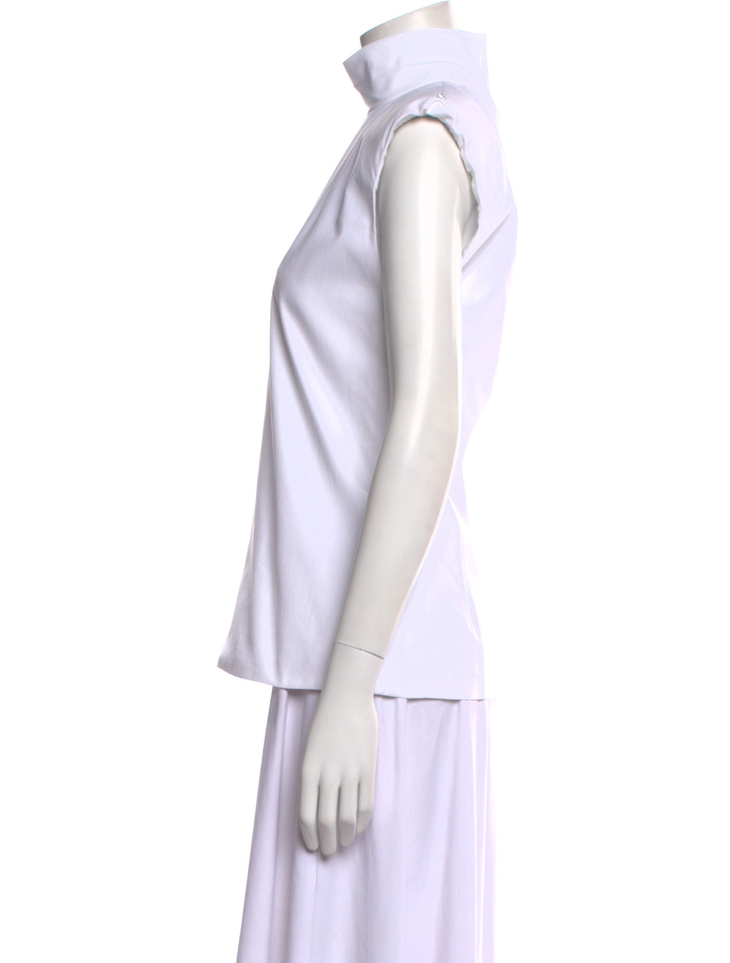 SportMax Mock Neck Sleeveless Blouse