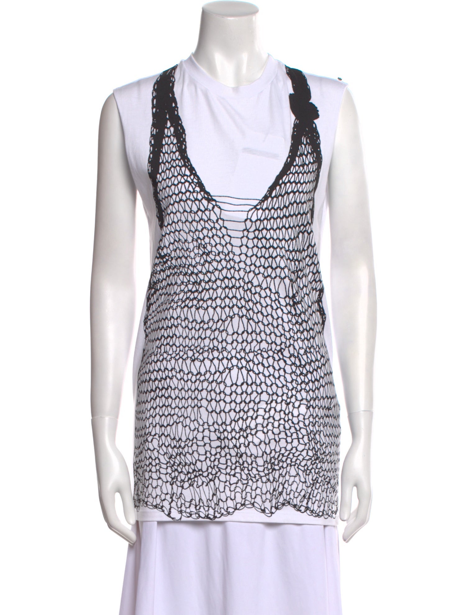 SportMax Printed V-Neck Tunic