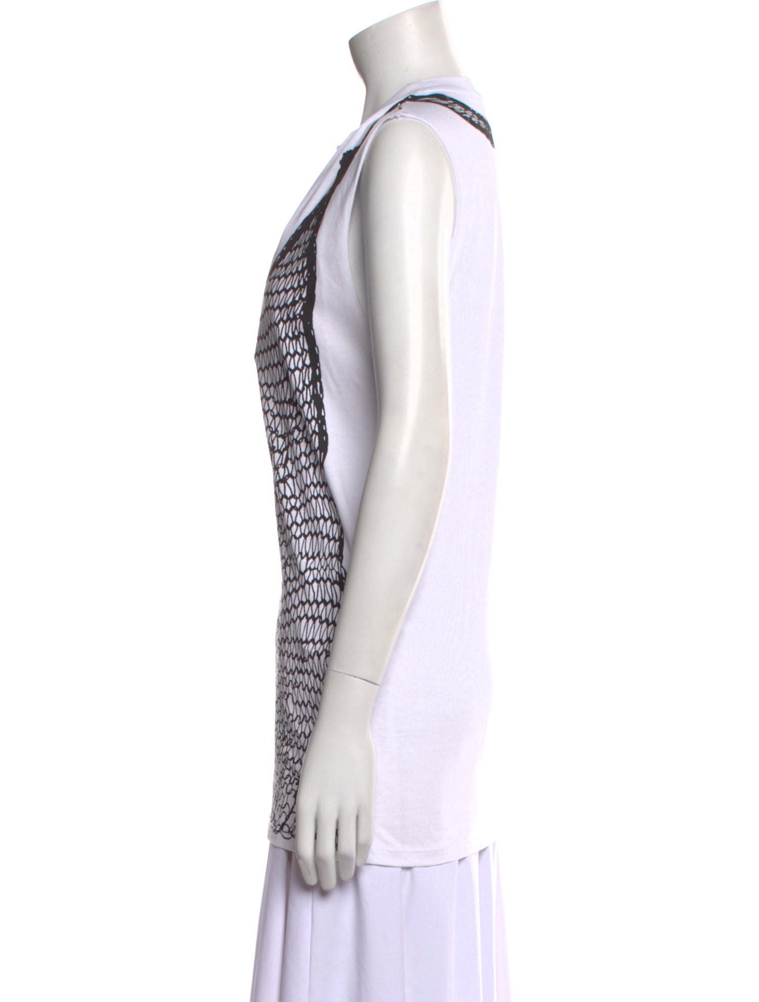 SportMax Printed V-Neck Tunic