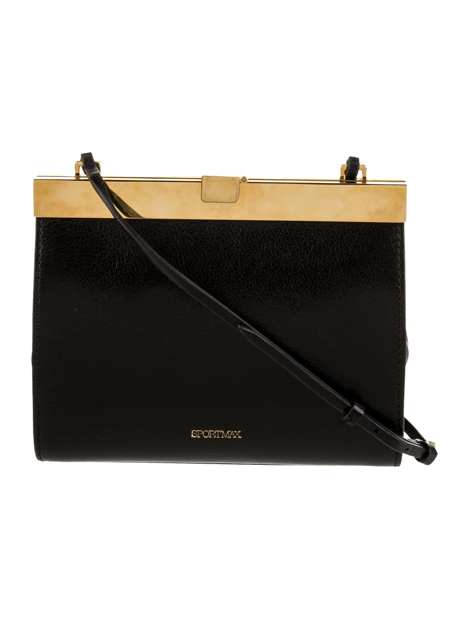SportMax Leather Crossbody Bag