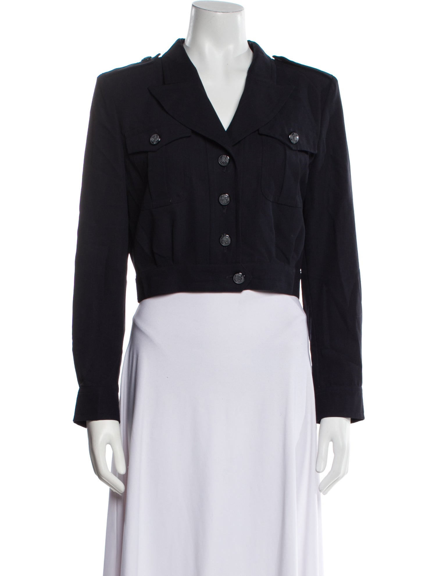 SportMax Virgin Wool Denim Jacket