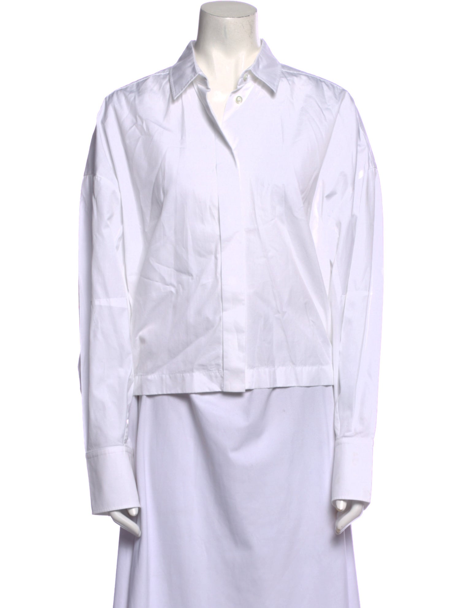 SportMax Long Sleeve Button-Up Top