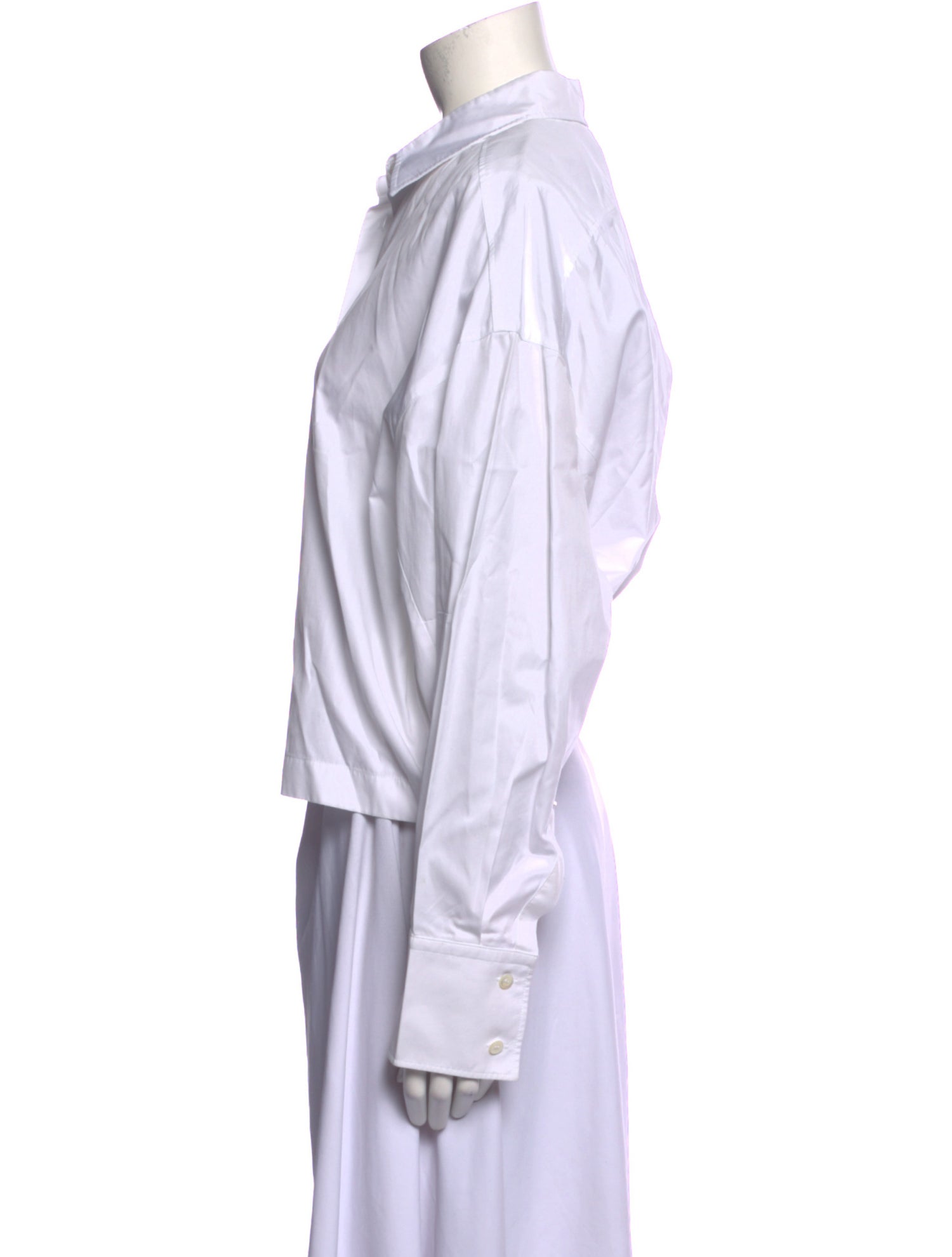 SportMax Long Sleeve Button-Up Top