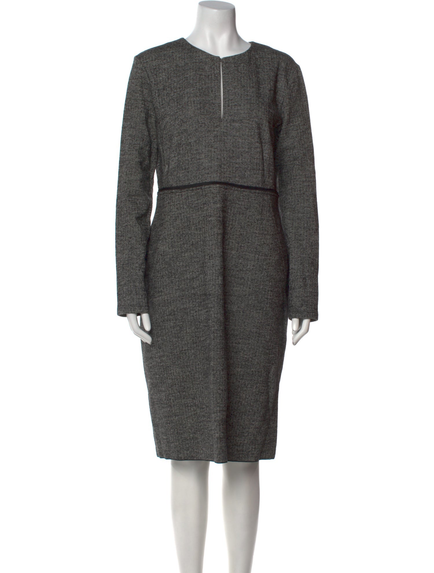 SportMax Virgin Wool Midi Length Dress