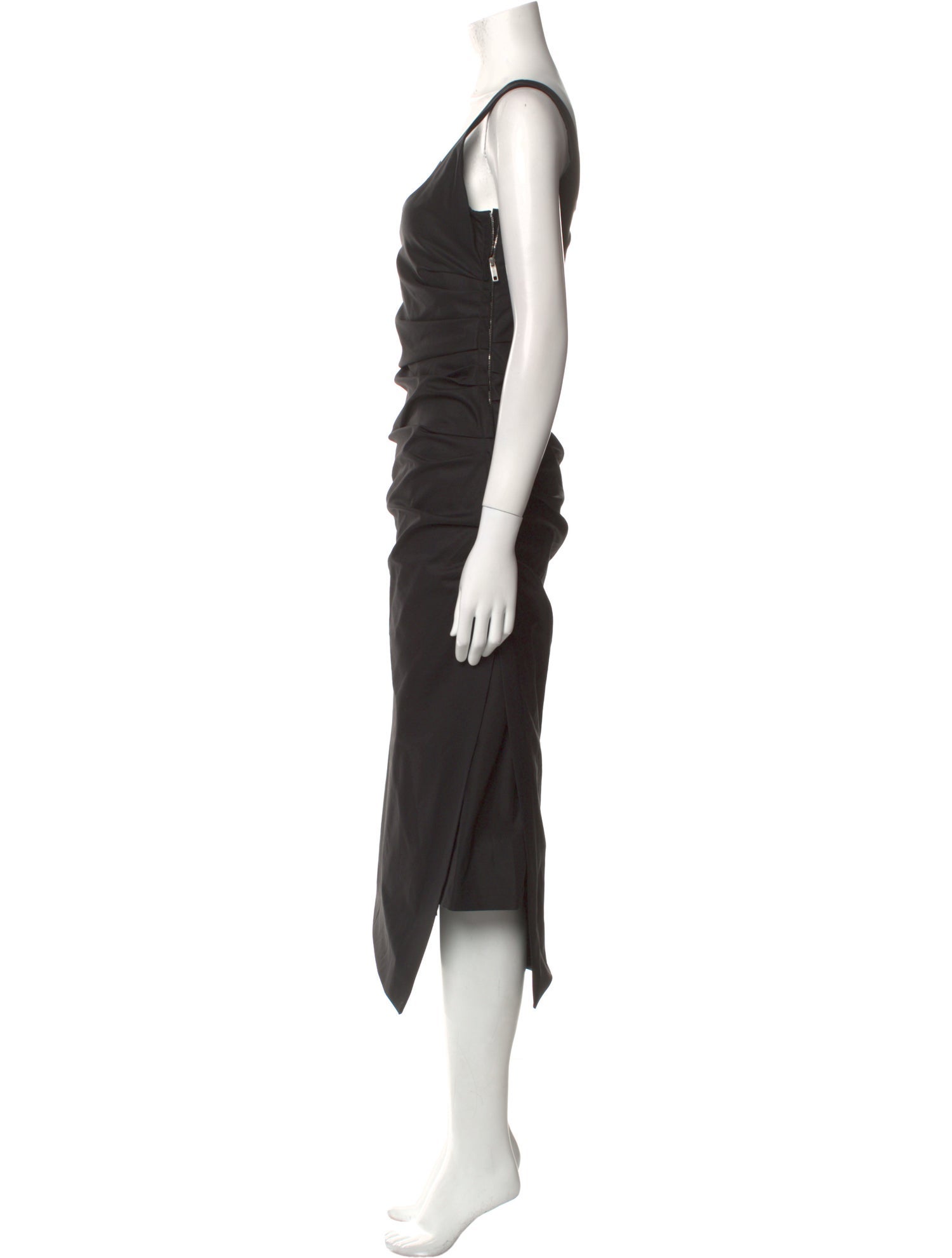 SportMax Scoop Neck Midi Length Dress