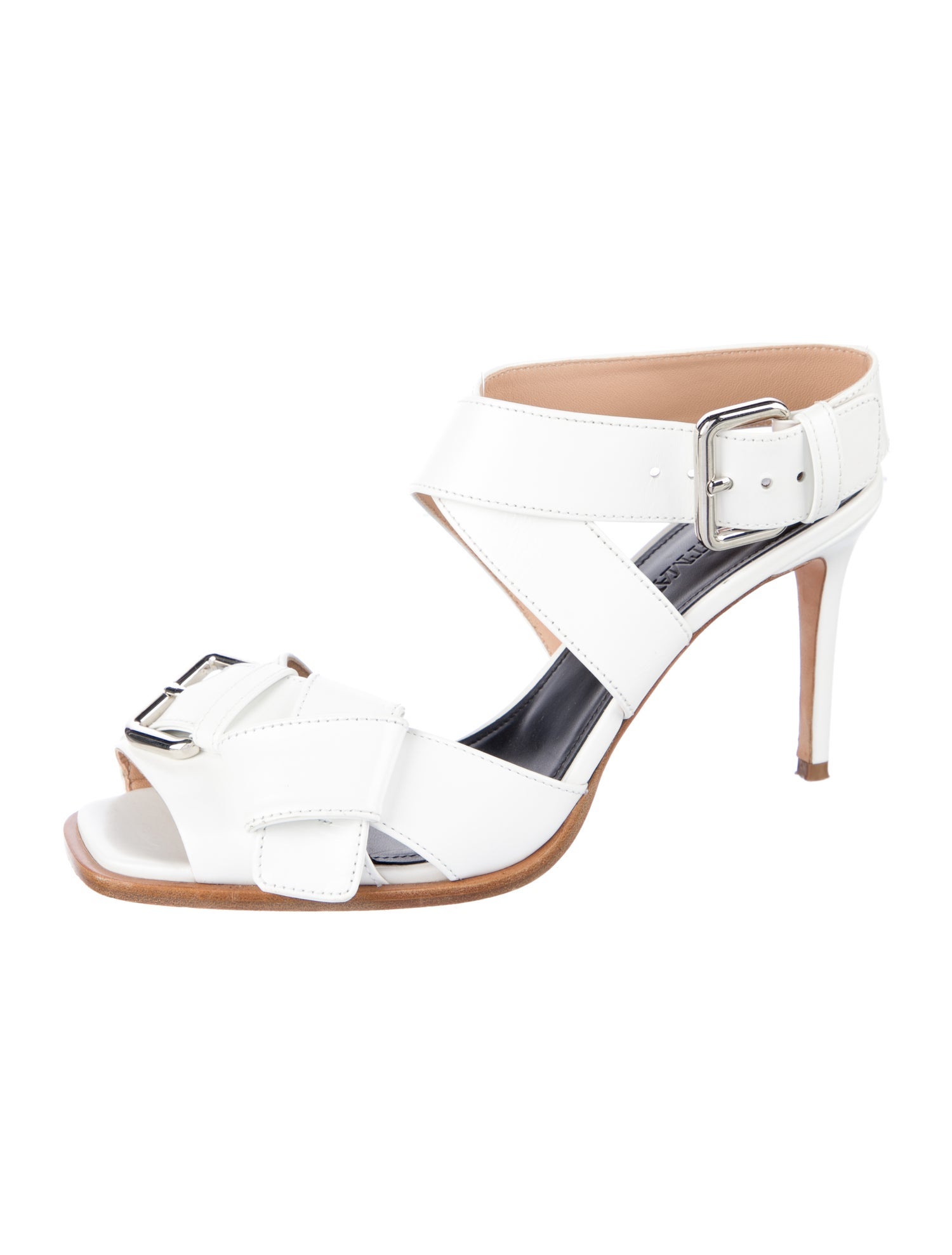 SportMax Leather Sandals
