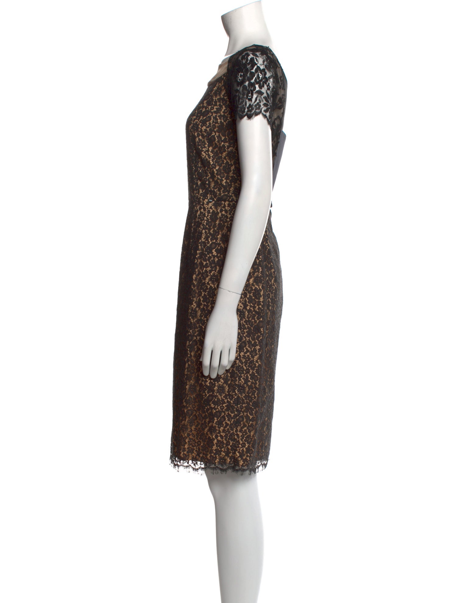 SportMax Lace Pattern Knee-Length Dress