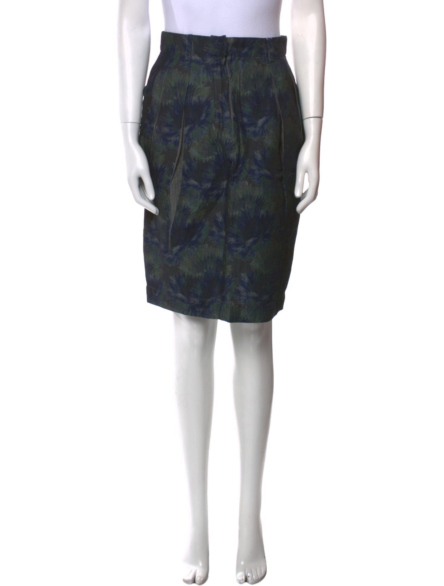 SportMax Linen Knee-Length Skirt w/ Tags