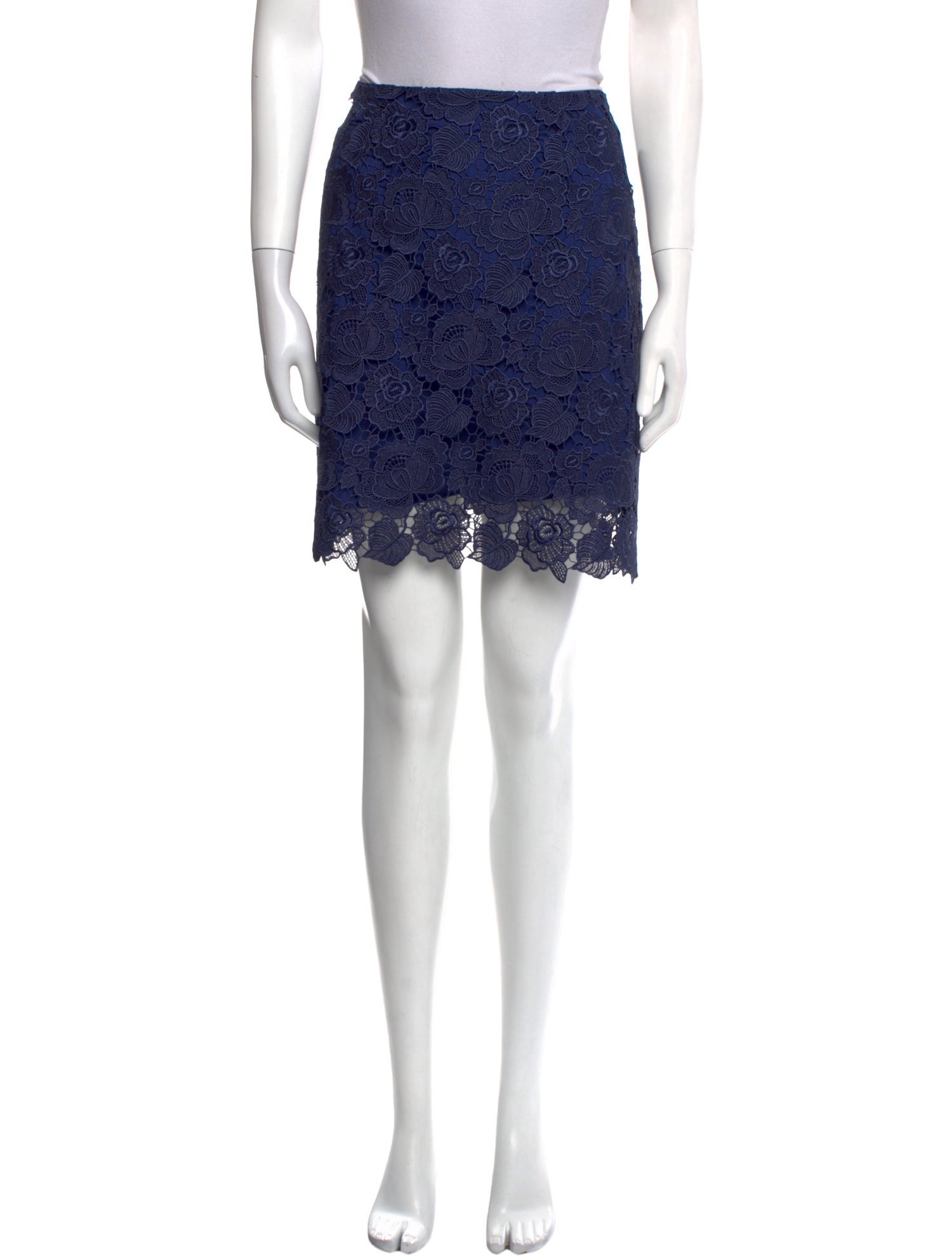 SportMax Lace Pattern Mini Skirt