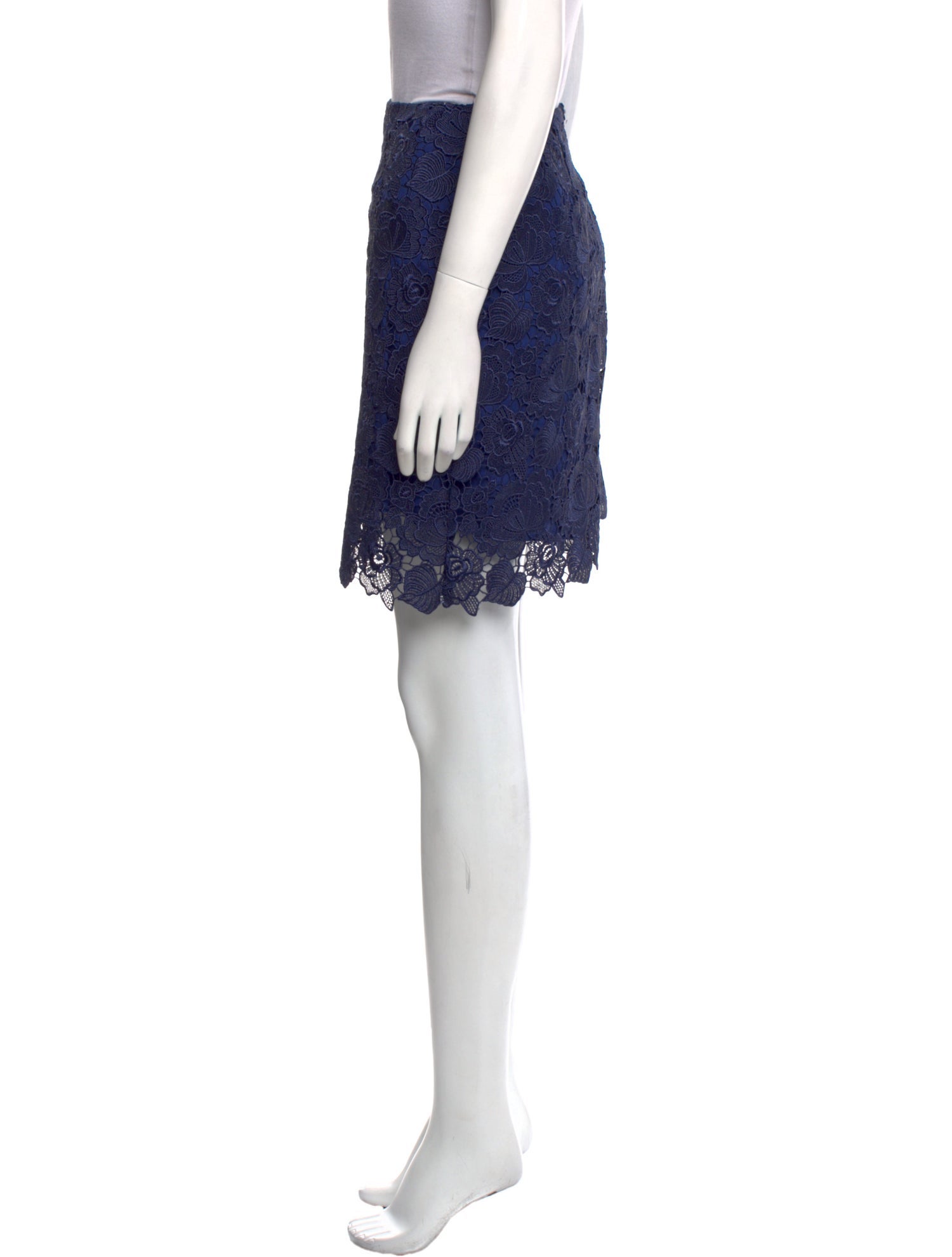 SportMax Lace Pattern Mini Skirt