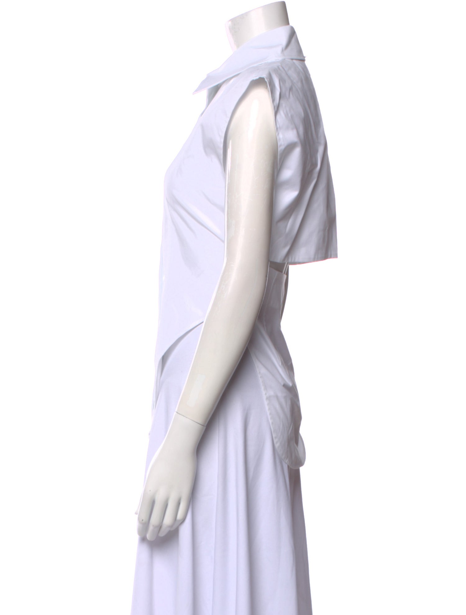 SportMax Short Sleeve Button-Up Top w/ Tags