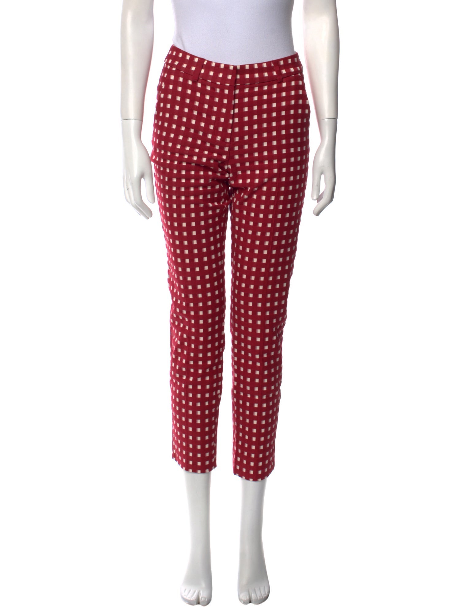 SportMax Printed Straight Leg Pants