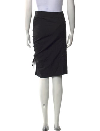 SportMax Pleated Accents Knee-Length Skirt