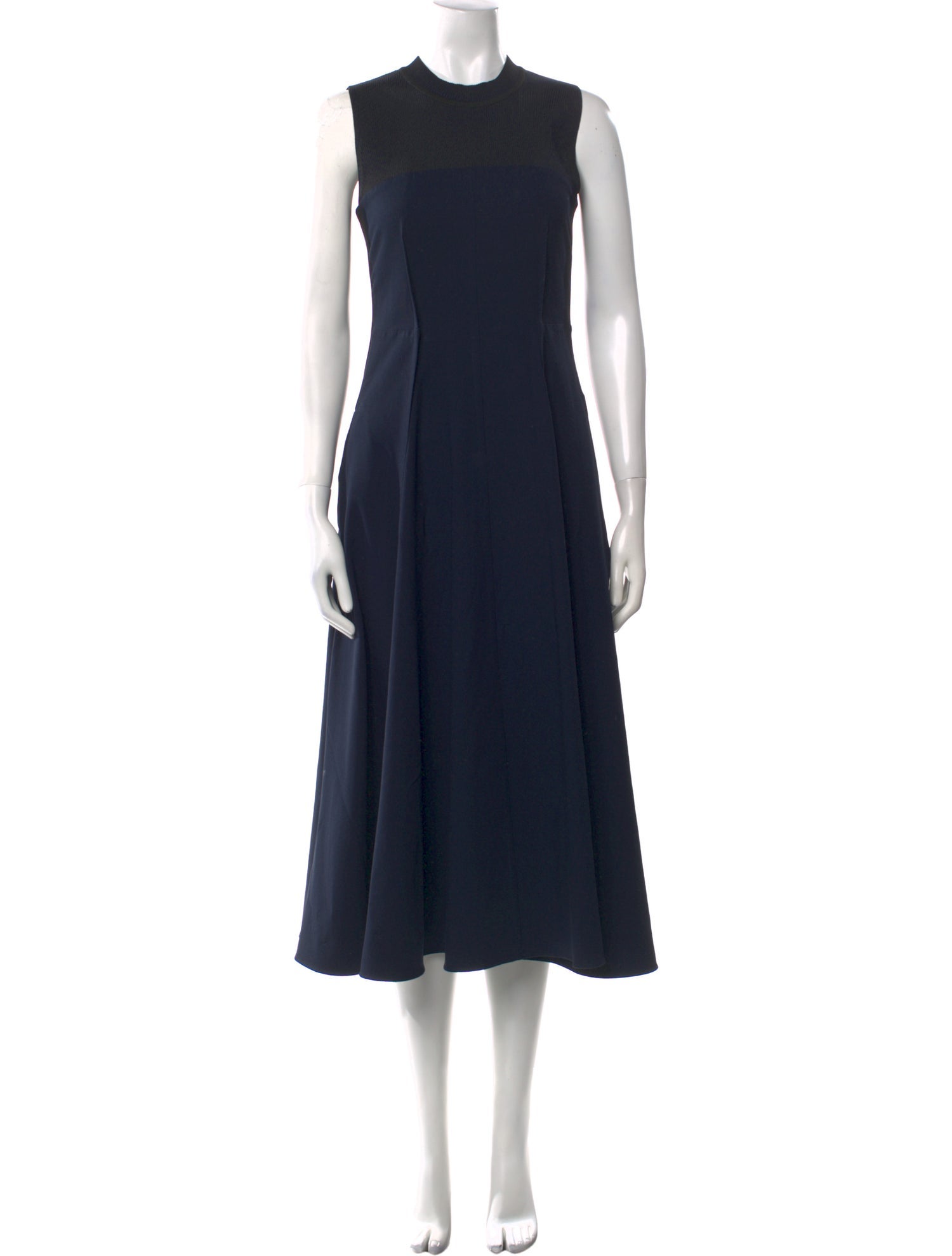 SportMax Crew Neck Long Dress