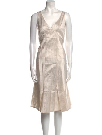 SportMax Silk Midi Length Dress