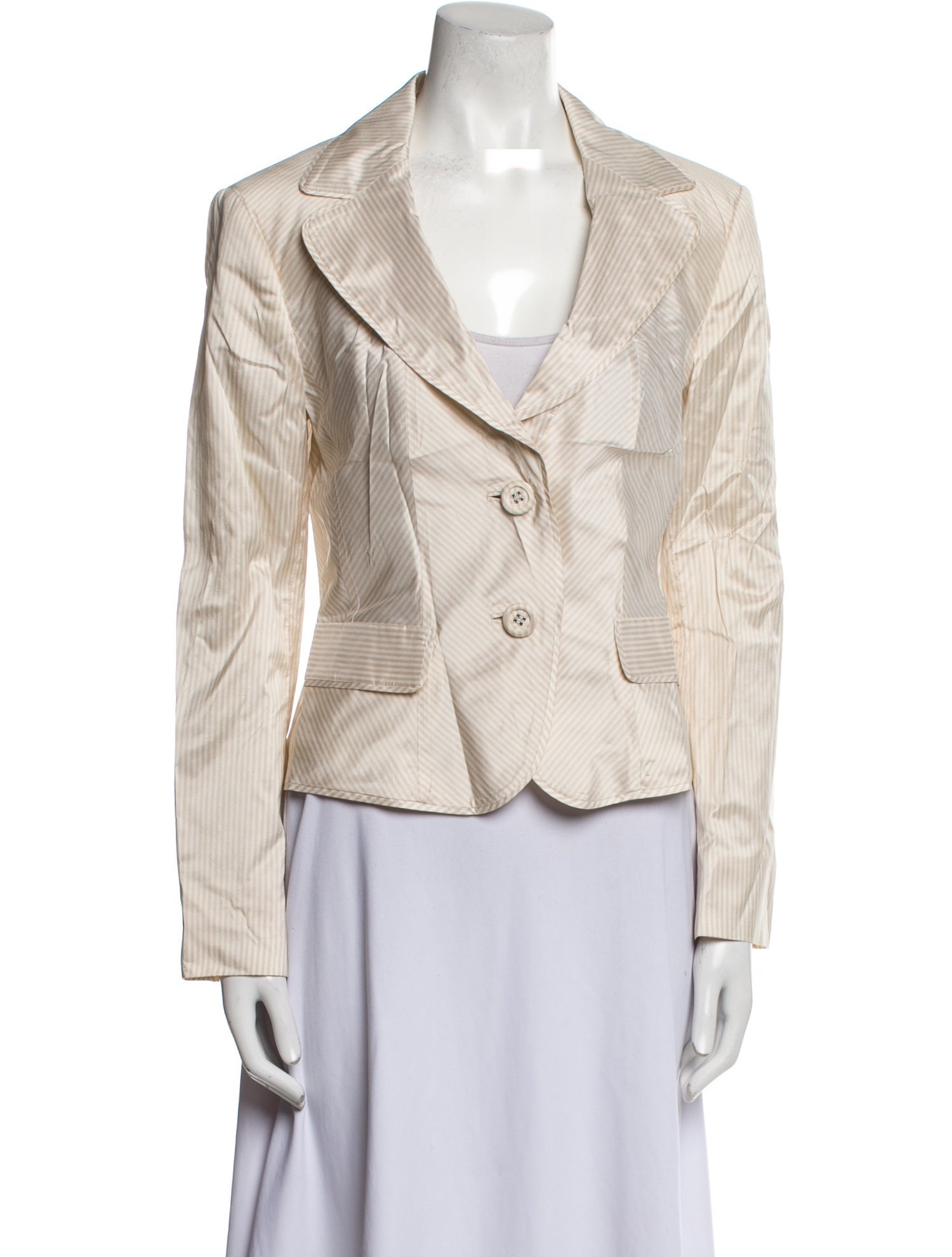 SportMax Silk Striped Blazer