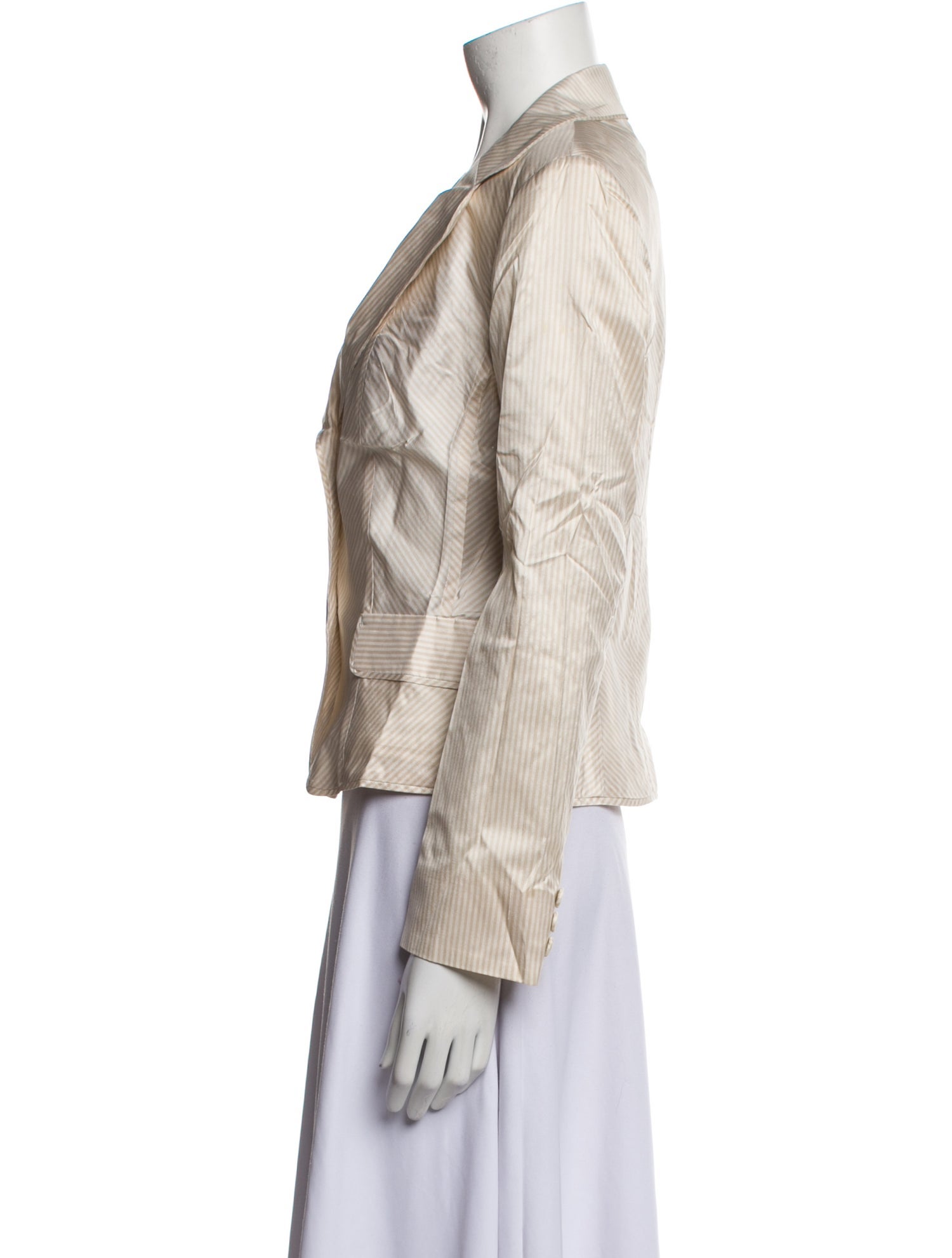 SportMax Silk Striped Blazer