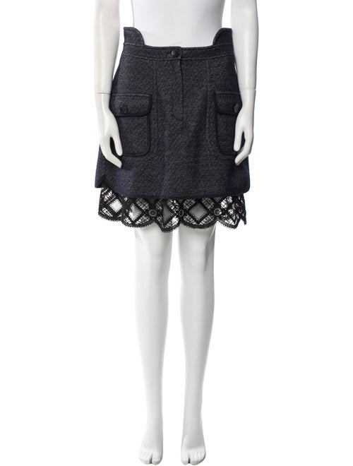 SportMax Wool Knee-Length Skirt