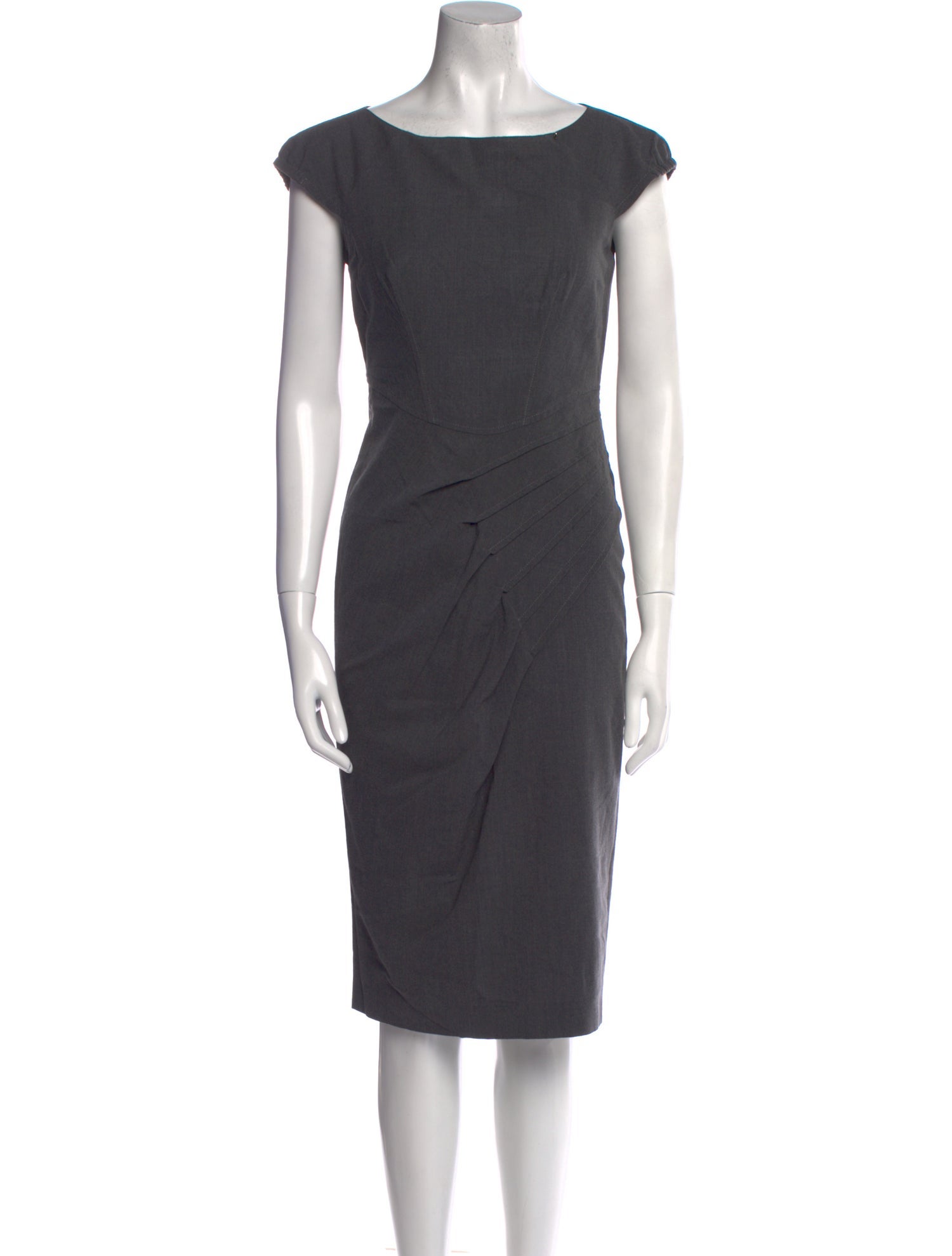 SportMax Virgin Wool Knee-Length Dress