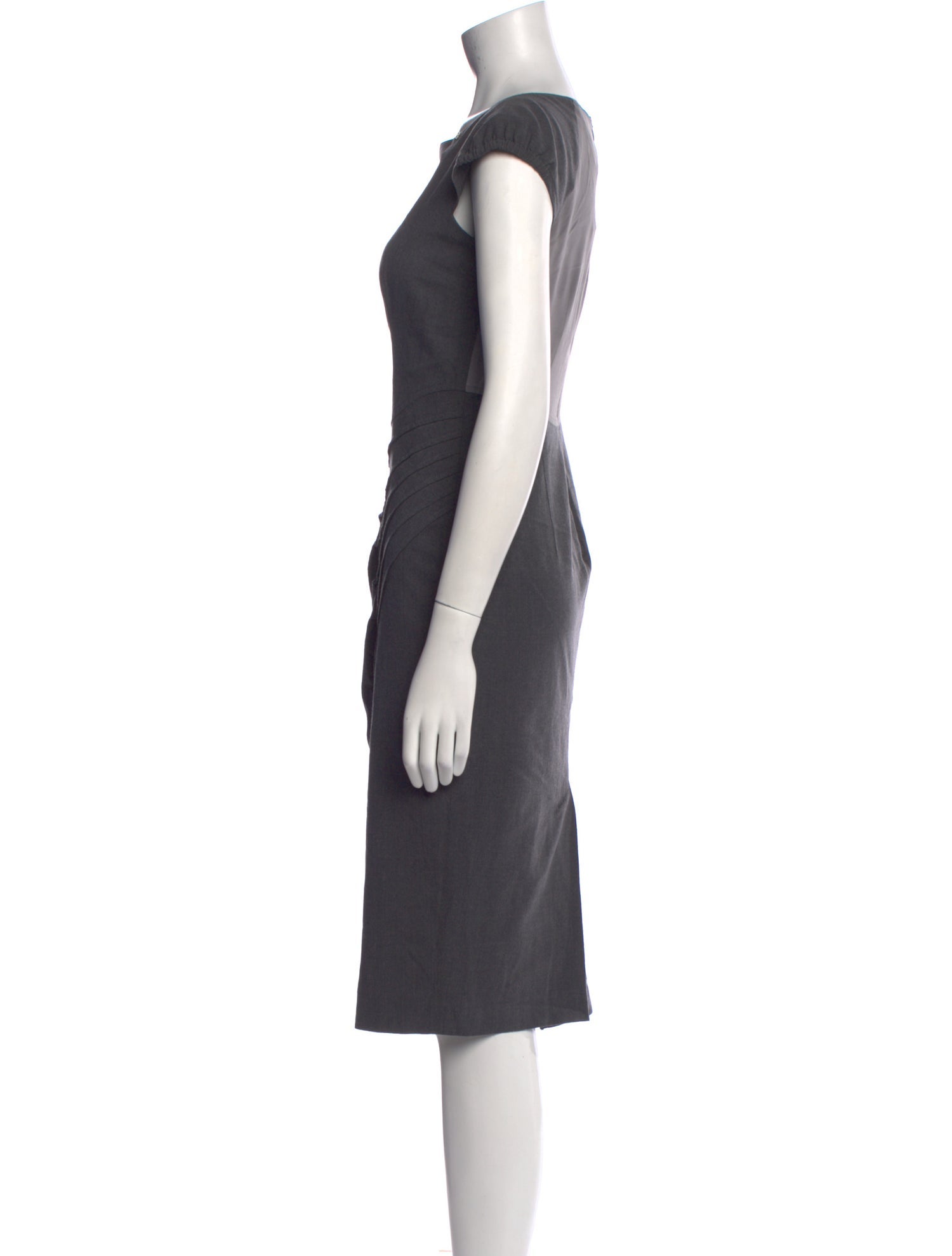 SportMax Virgin Wool Knee-Length Dress