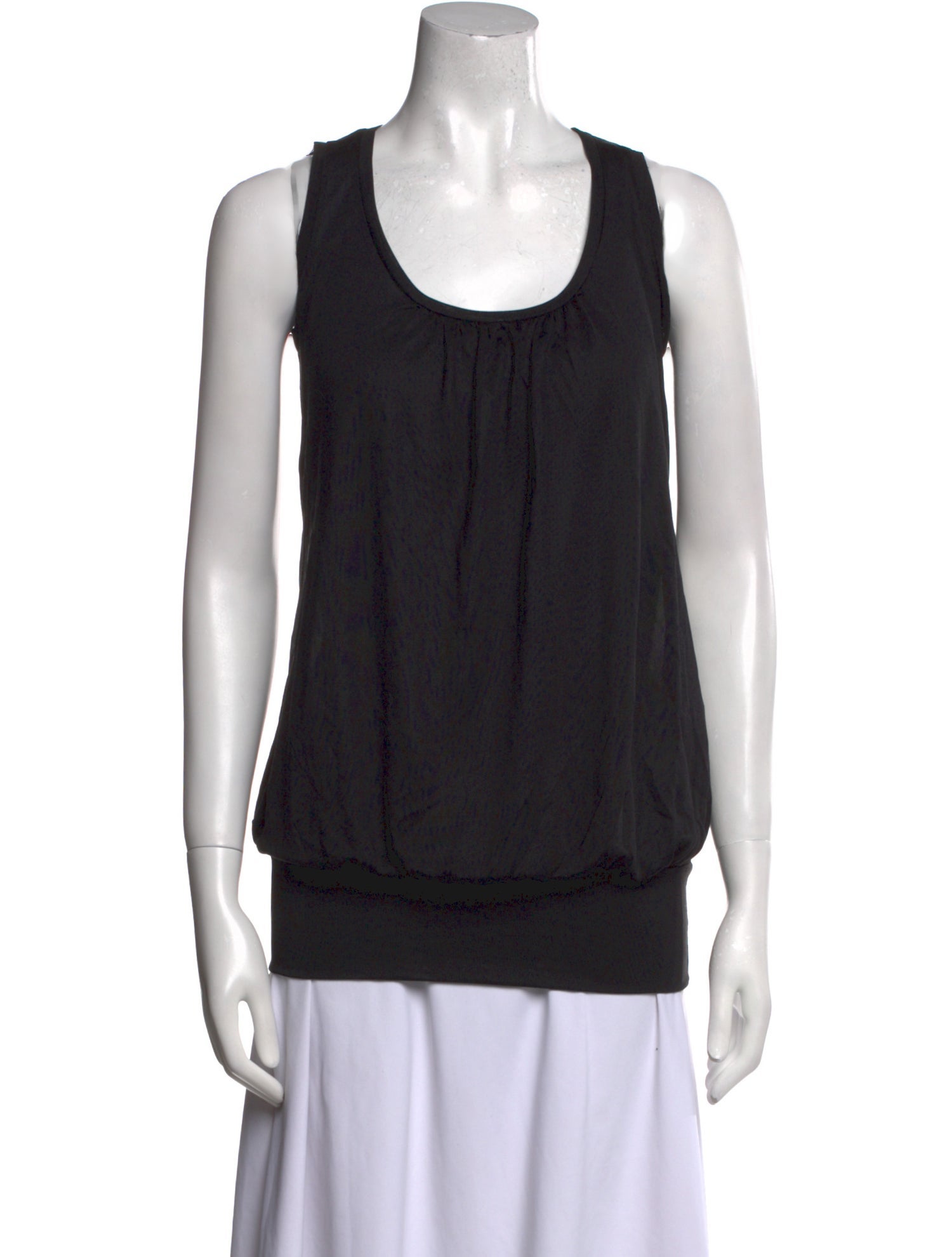 SportMax Silk Scoop Neck Top