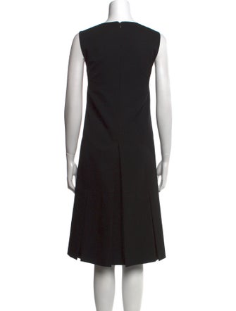 SportMax Virgin Wool Knee-Length Dress