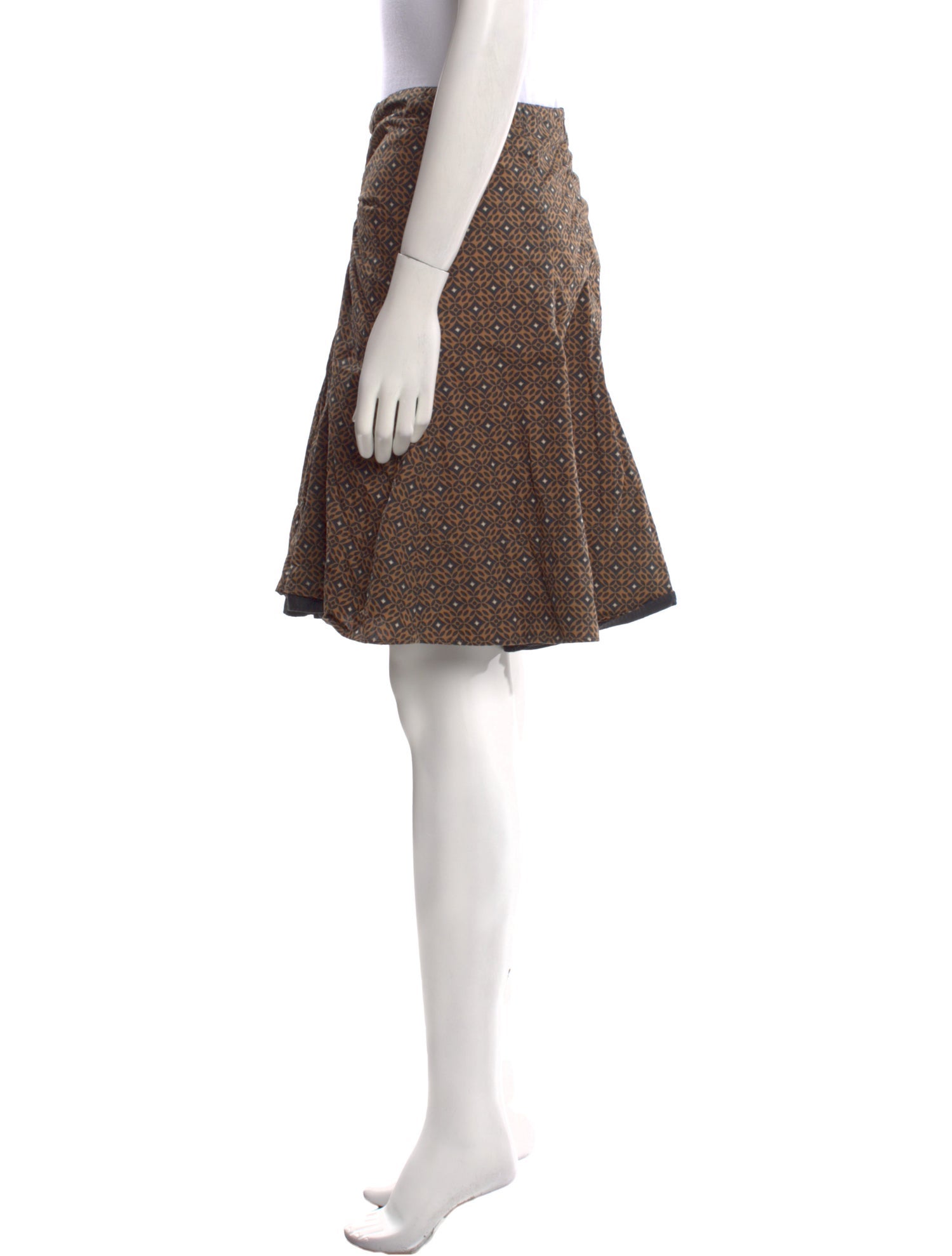 SportMax Printed Knee-Length Skirt